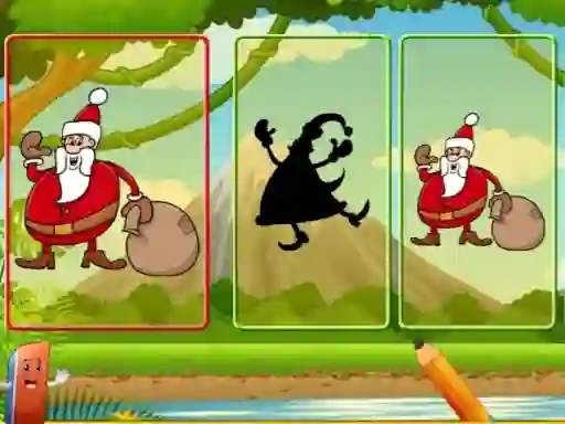 Leikur Santa Shadow Match á netinu
