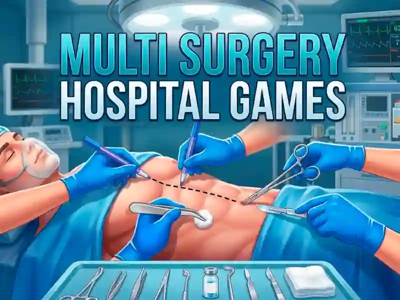 Leikur Multi Surgery Hospital Games á netinu