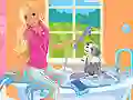 Leikur Barbie Pet Wash á netinu