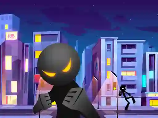 Leikur Stickman Fighter 3D: Fists Of Rage á netinu