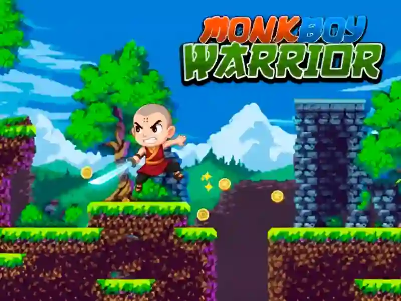 Leikur Monk Boy Warrior á netinu