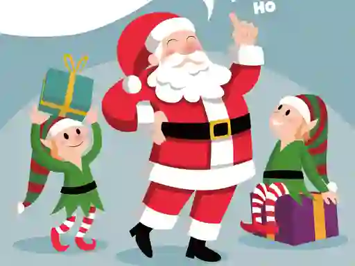 Leikur Santa Merry Xmas Puzzle á netinu