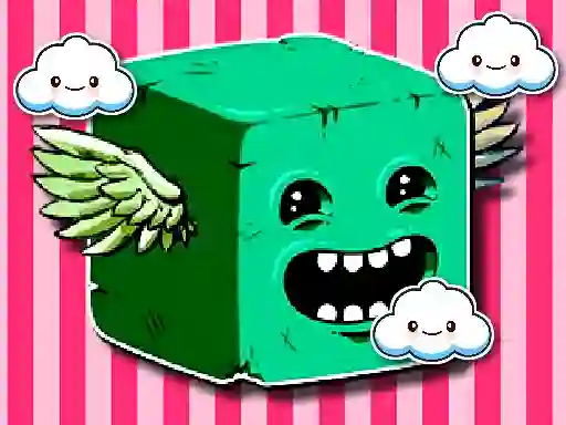 Leikur Cube Endless Jumping á netinu