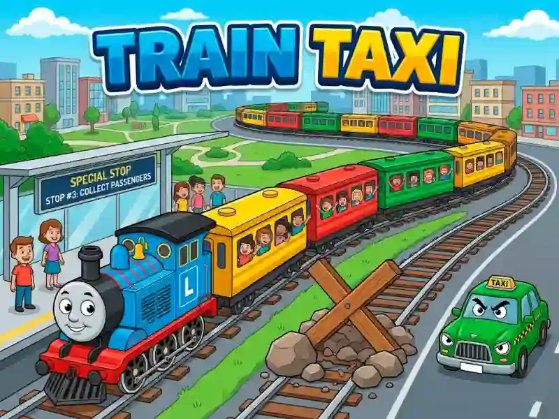 Leikur Train Taxi á netinu