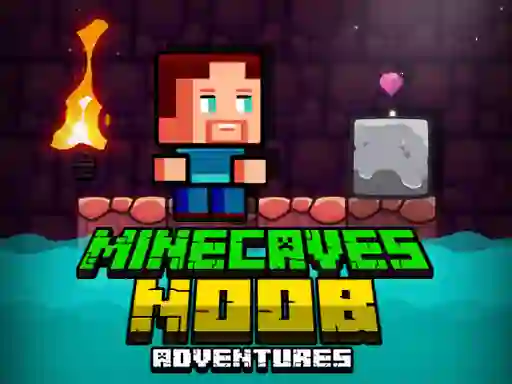 Leikur Minecaves Noob Adventure á netinu