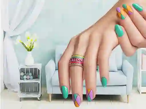 Leikur Nail Art Puzzle á netinu