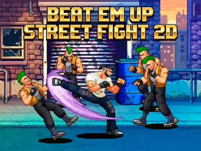Leikur Beat Em Up Street Fight 2d á netinu