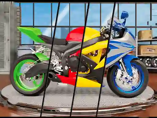 Leikur Mega Ramp Bike Racing Tracks á netinu