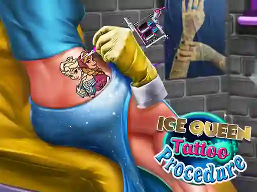 Leikur Ice Queen Tattoo Procedure á netinu