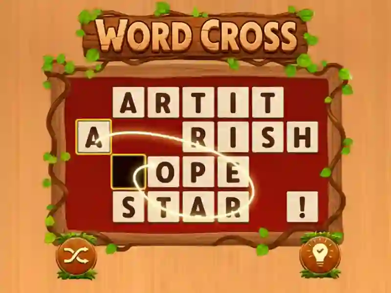 Leikur Word Cross á netinu
