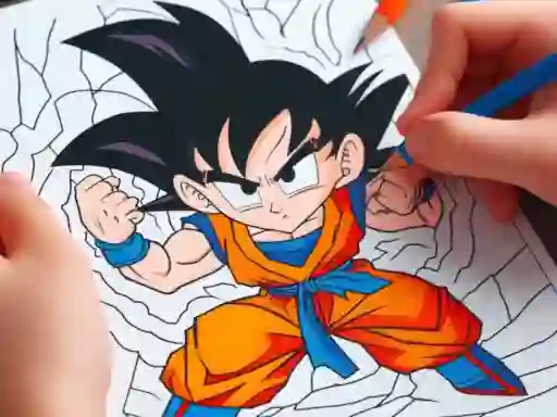 Leikur Anime Coloring Book á netinu
