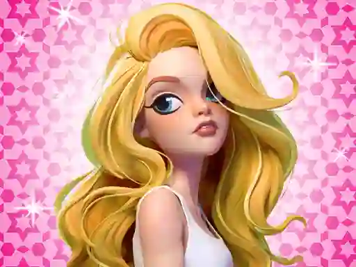Leikur Super Fashion Stylist Dress Up 3d á netinu