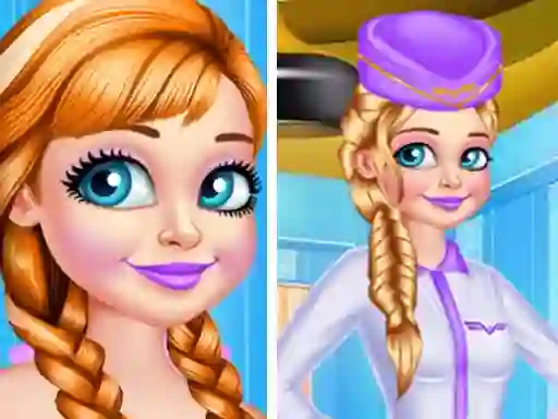 Leikur Princess Stewardess á netinu