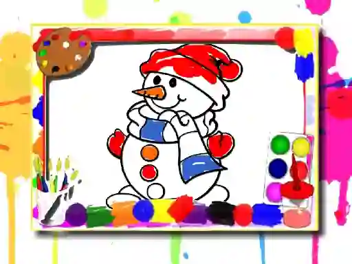 Leikur Winter Coloring Book á netinu