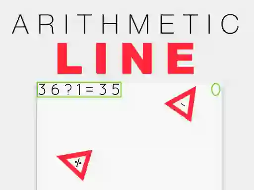 Leikur Arithmetic line á netinu