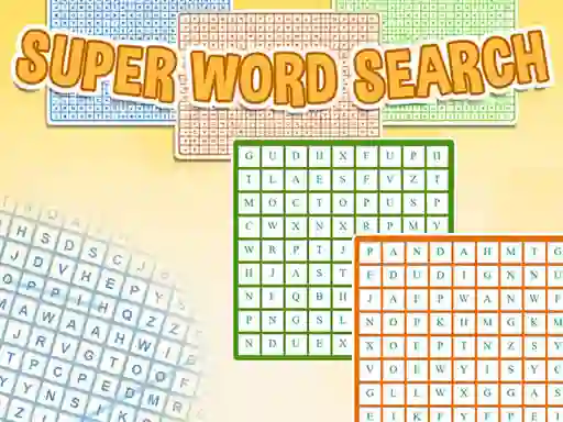 Leikur Super Word Search á netinu