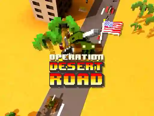 Leikur Operation Desert Road á netinu
