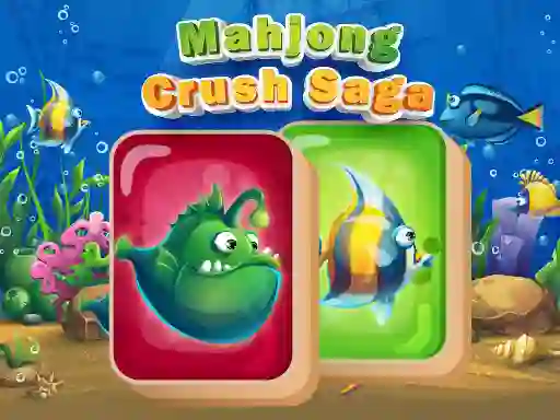 Leikur Mahjong Crush Saga á netinu
