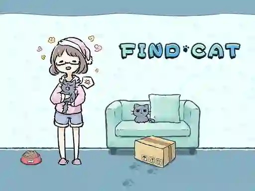 Leikur Find Cat á netinu