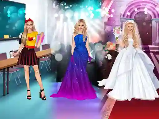 Leikur Superstar Career Dress Up á netinu