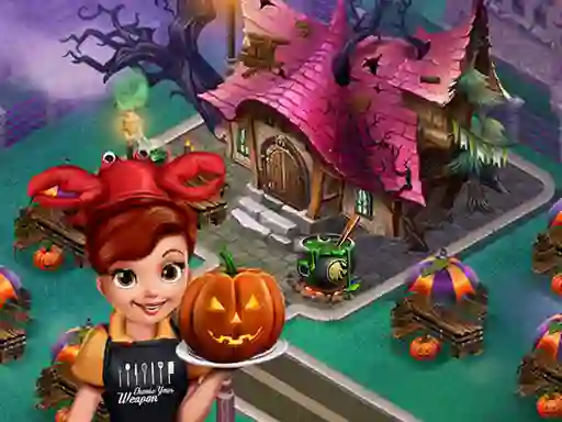 Leikur Cooking Fast Halloween á netinu