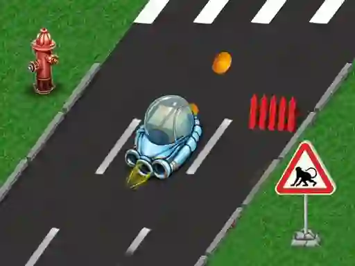 Leikur Rocket Race Highway á netinu