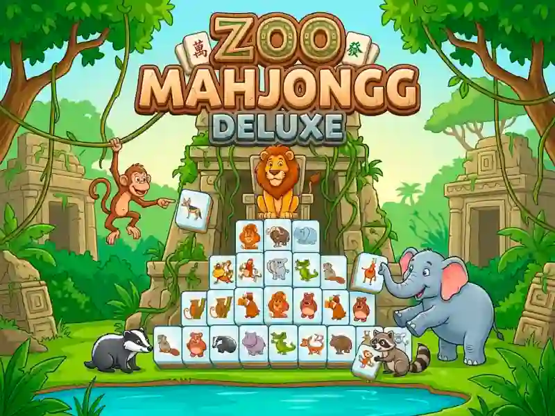 Leikur Zoo Mahjongg Deluxe á netinu
