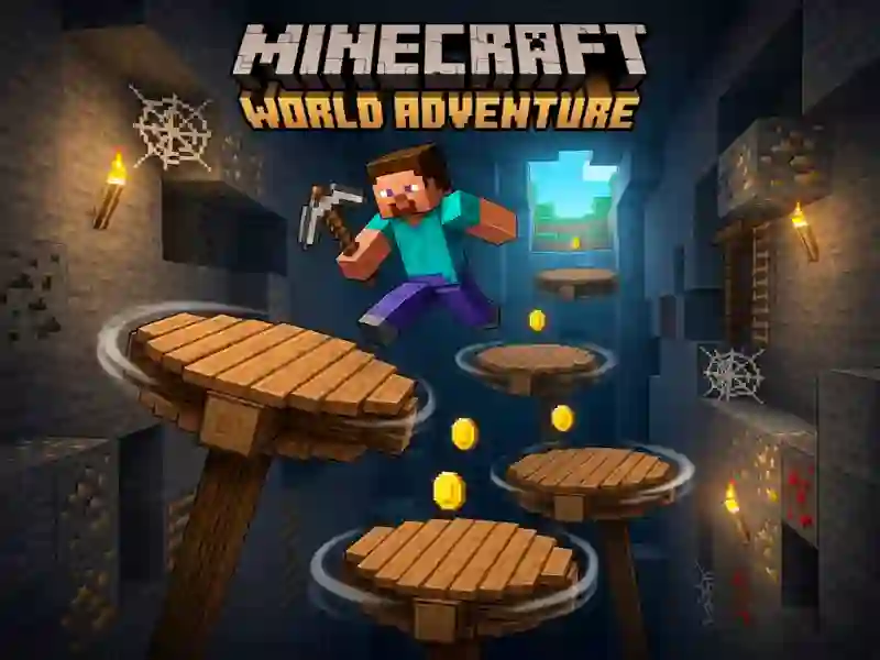 Leikur Minecraft World Adventure á netinu