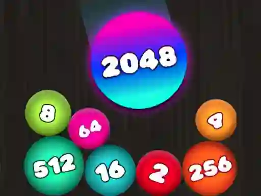 Leikur 2048 Puzzle: Connect the Balls á netinu
