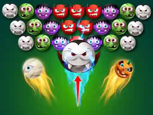 Leikur Halloween Bubble Shooter á netinu