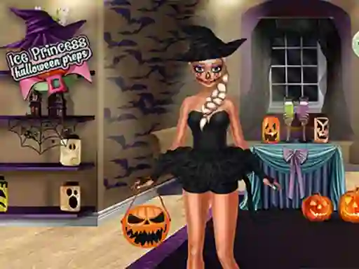 Leikur Ice Queen Halloween Party á netinu