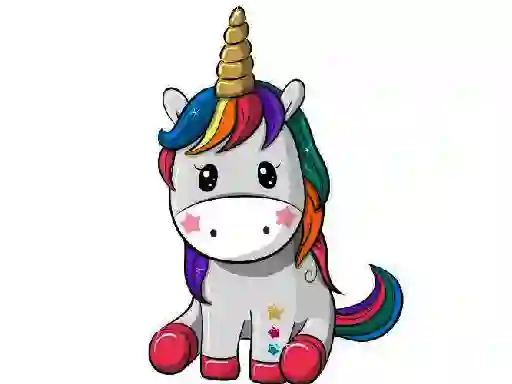 Leikur Cute Unicorn Memory á netinu