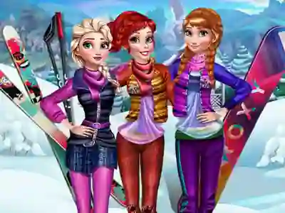 Leikur Princesses Visit Arendelle á netinu