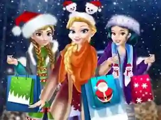 Leikur Princess Christmas Mall Shopping á netinu