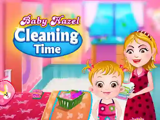 Leikur Baby Hazel Cleaning Time á netinu