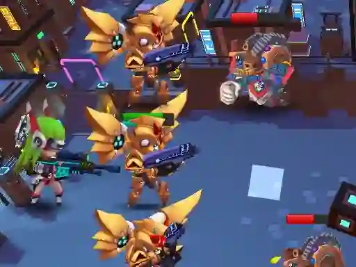 Leikur Guardians vs Zombies á netinu