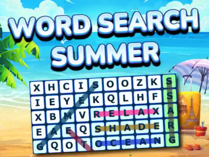 Leikur Word Search Summer á netinu