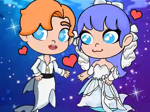 Leikur Mermaid Wedding World á netinu