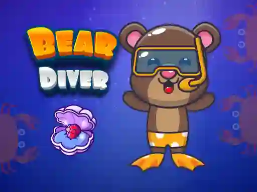Leikur Bear Diver á netinu