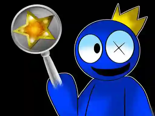 Leikur Rainbow Friends Find Stars á netinu