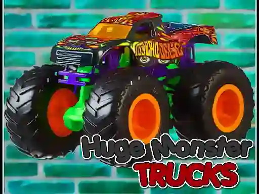 Leikur Huge Monster Trucks á netinu