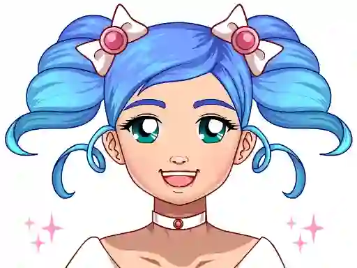 Leikur Kawaii Magical Girl Dress Up Game á netinu