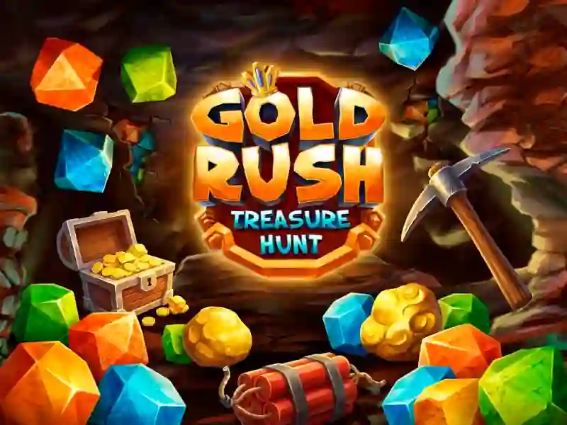 Leikur Gold Rush Treasure hunt á netinu