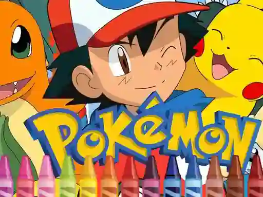 Leikur Pokemon Coloring á netinu