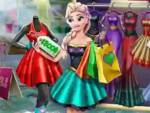 Leikur Ice Queen Realife Shopping á netinu