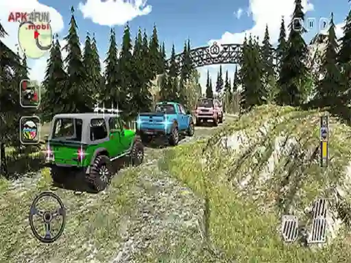 Leikur Off Road Mountain Jeep Drive 2020 á netinu