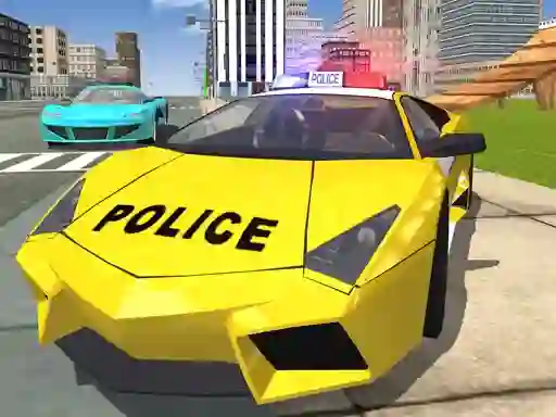 Leikur Police Drift Car á netinu
