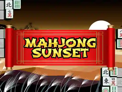 Leikur Mahjong Sunset á netinu