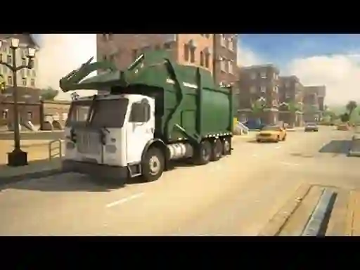 Leikur Garbage Truck City Simulator á netinu