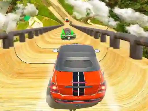 Leikur Mega Ramps Ultimate Car Races á netinu